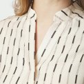 Neo Noir - Camile Print Blouse - Creme