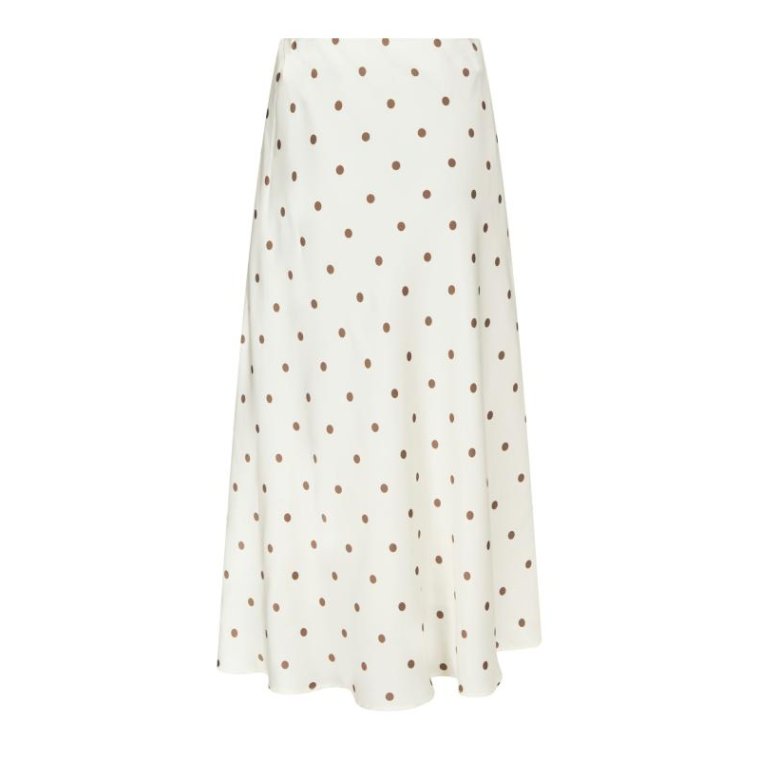 Neo Noir - Bovary Dotted Skirt - Creme