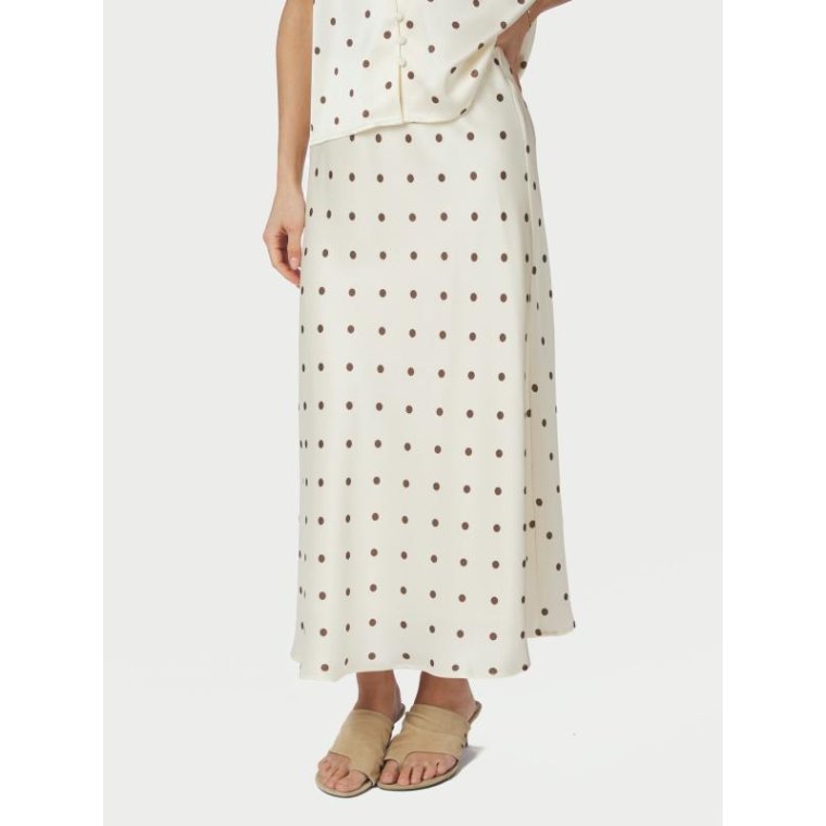Neo Noir - Bovary Dotted Skirt - Creme