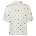 Neo Noir - Torana Dotted Blouse - Creme