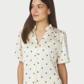Neo Noir - Torana Dotted Blouse - Creme