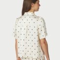 Neo Noir - Torana Dotted Blouse - Creme