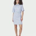 Neo Noir - Jas Stripe Shirt Dress - Light Blue