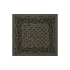 Neo Noir - Adelina Paisley Knit Scarf - Army