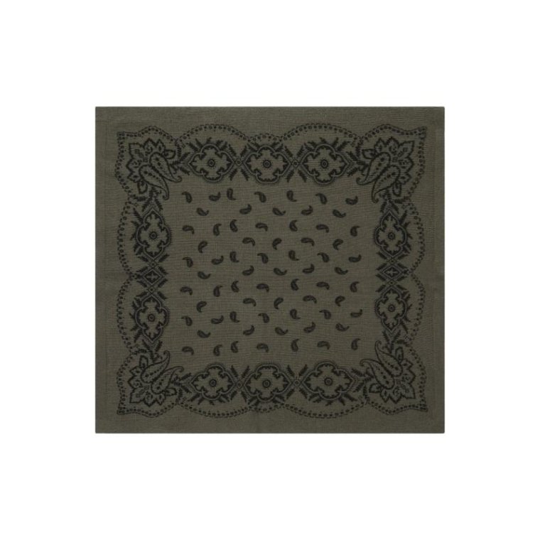 Neo Noir - Adelina Paisley Knit Scarf - Army