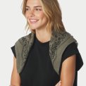 Neo Noir - Adelina Paisley Knit Scarf - Army