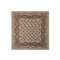 Neo Noir - Adelina Paisley Knit Scarf - Beige Melange