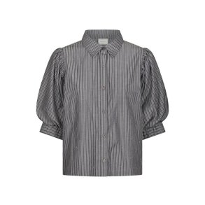 Neo Noir - Etta Stripe B Shirt - Dark Grey