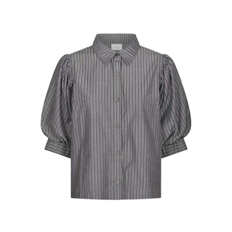 Neo Noir - Etta Stripe B Shirt - Dark Grey
