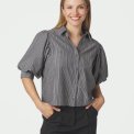 Neo Noir - Etta Stripe B Shirt - Dark Grey