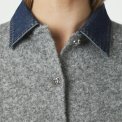 Neo Noir - Amoria Knit Cardigan - Grey melange