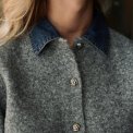 Neo Noir - Amoria Knit Cardigan - Grey melange