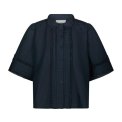 Neo Noir - Lotte C Poplin Shirt - Navy