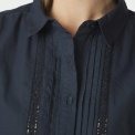 Neo Noir - Lotte C Poplin Shirt - Navy