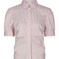 Neo Noir - Frannie Structure Stripe Shirt - Light pink