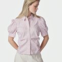 Neo Noir - Frannie Structure Stripe Shirt - Light pink
