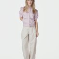 Neo Noir - Frannie Structure Stripe Shirt - Light pink