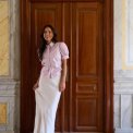 Neo Noir - Frannie Structure Stripe Shirt - Light pink