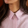 Neo Noir - Frannie Structure Stripe Shirt - Light pink