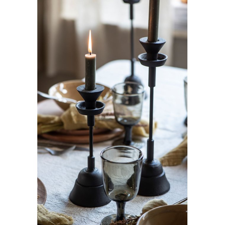 Ib Laursen - Kronelys hrgr rustik - 4 stk.