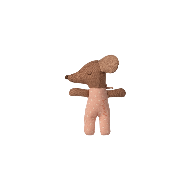 MAILEG - Sleepy wakey baby mus i tndstikske - Rosa