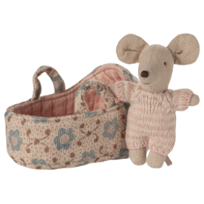 MAILEG - Babymus i babylift - Rosa