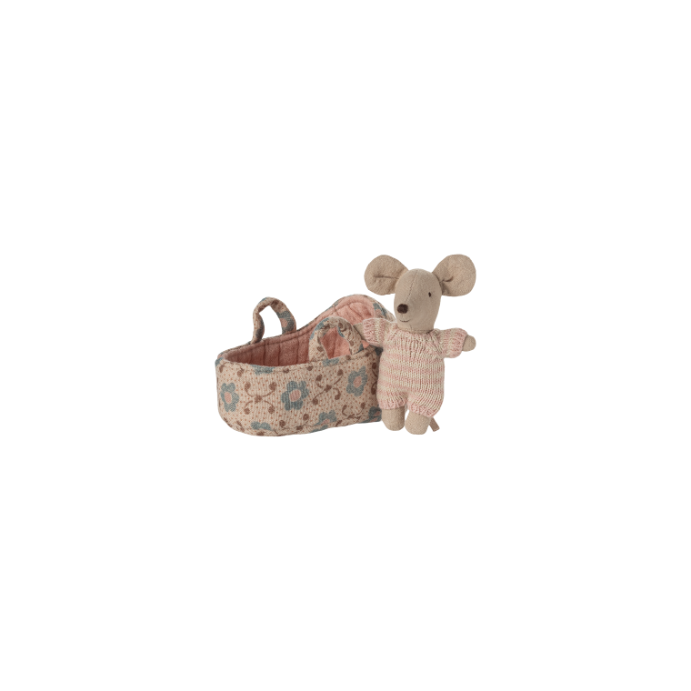 MAILEG - Babymus i babylift - Rosa