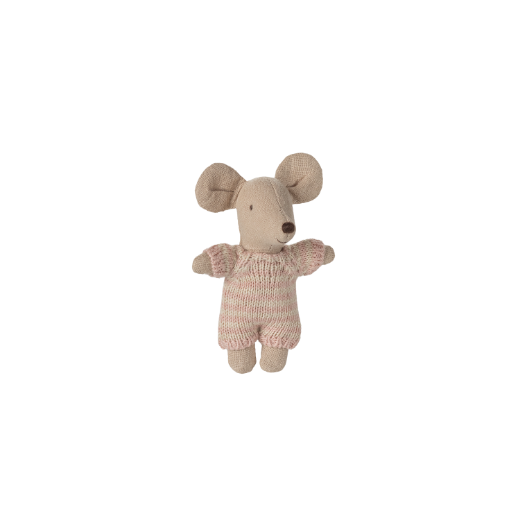 MAILEG - Babymus i babylift - Rosa