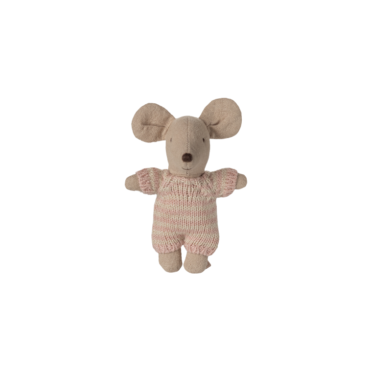 MAILEG - Babymus i babylift - Rosa