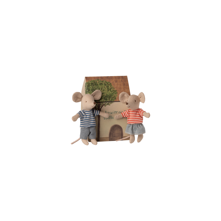 MAILEG - LouiMax og Stella, Lillebror og lillesster mus