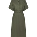 Neo Noir - Cina Poplin Dress - Army