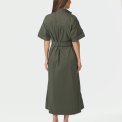 Neo Noir - Cina Poplin Dress - Army