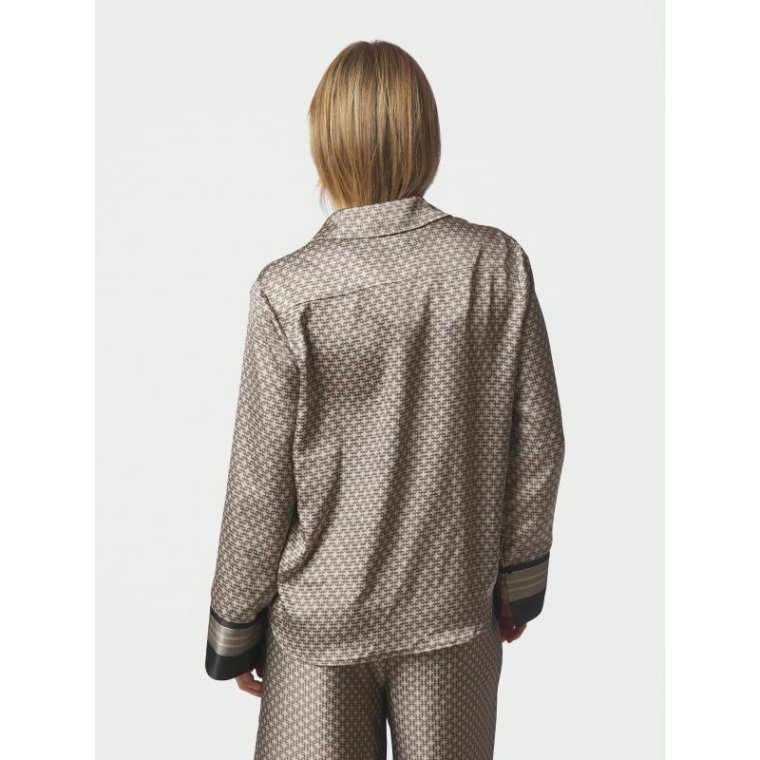 Neo Noir - Mistan Pattern Shirt - Beige