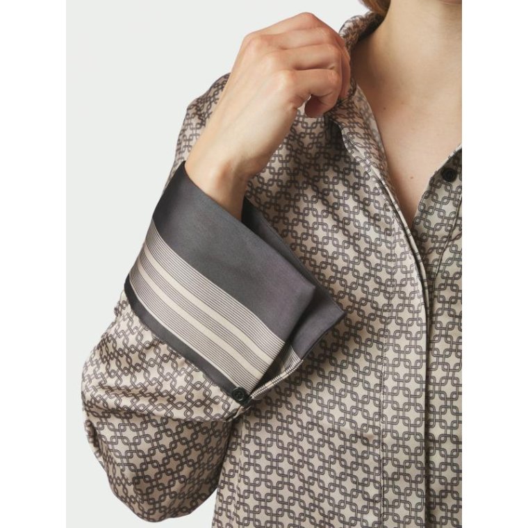 Neo Noir - Mistan Pattern Shirt - Beige