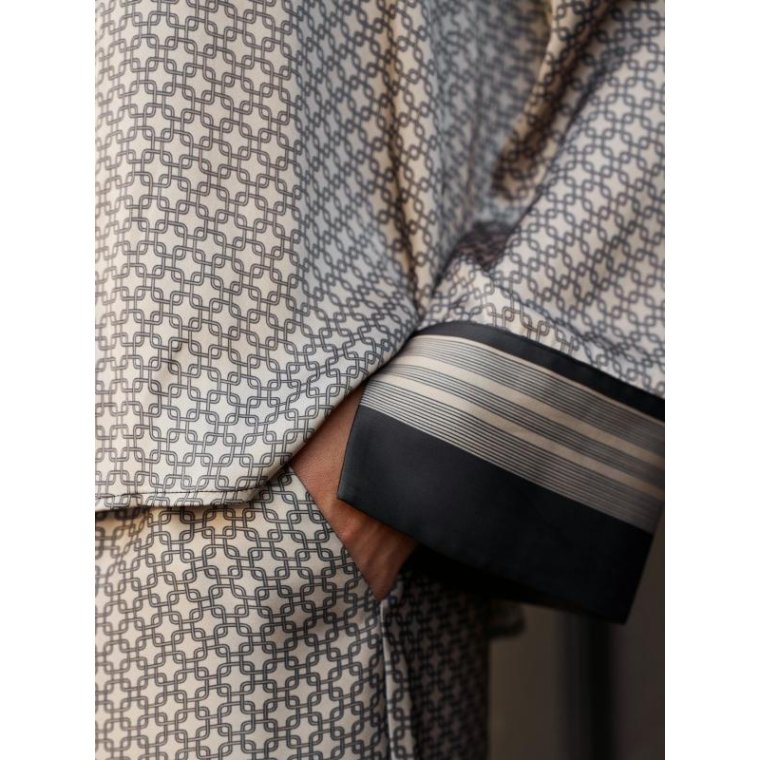 Neo Noir - Mistan Pattern Shirt - Beige