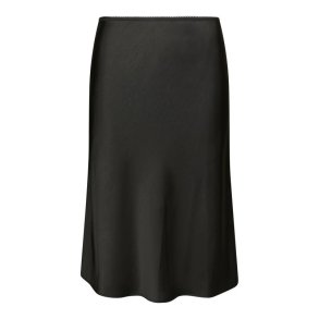 Neo Noir - Mindie Heavy sateen Skirt - Black