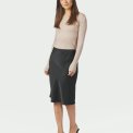 Neo Noir - Mindie Heavy sateen Skirt - Black