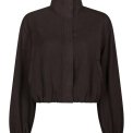 Neo Noir - Felicity Zip Jakke - Dark brown