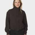 Neo Noir - Felicity Zip Jakke - Dark brown