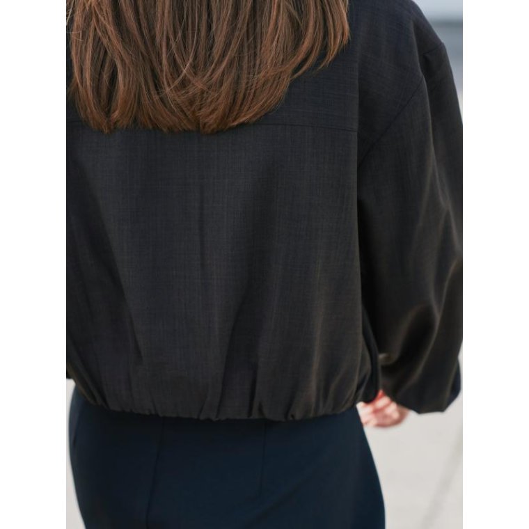 Neo Noir - Felicity Zip Jakke - Dark brown