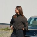 Neo Noir - Felicity Zip Jakke - Dark brown