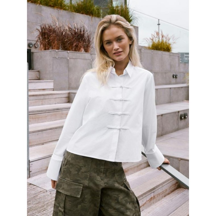 Neo Noir - Cam Poplin Shirt - Off White