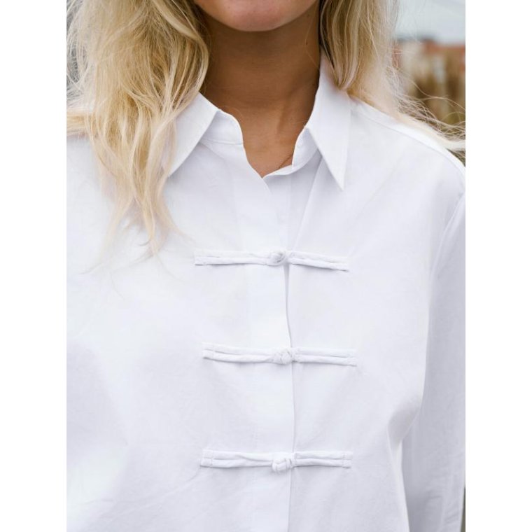 Neo Noir - Cam Poplin Shirt - Off White