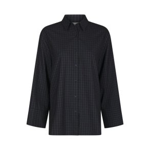Neo Noir - Dita Check Shirt - DARK BLUE