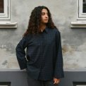 Neo Noir - Dita Check Shirt - DARK BLUE