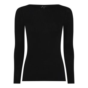 FRAU - Lima cashmere boatneck top - Black