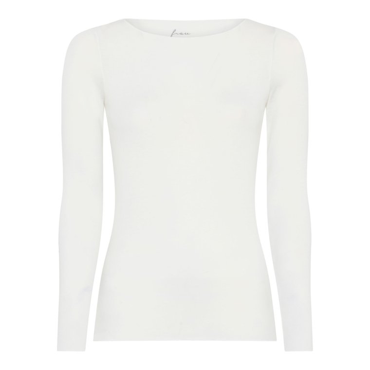 FRAU - Lima cashmere boatneck top - Sugar Swizzle