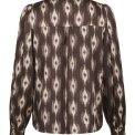Neo Noir - Massima Ikat Blouse - Dark brown