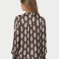 Neo Noir - Massima Ikat Blouse - Dark brown