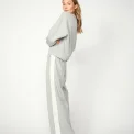 MOS MOSH - MMRenzi Stripe Sweatpants - Grey Melange
